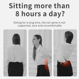 Office Chair Seat Cushion for Sedentary Support Comfort Pillow Pad Home Use - Blue