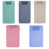 Non Slip Floor Pad Bathroom Tub Mat Bath Shower Mat with Round Massage Point - Pink - Front View