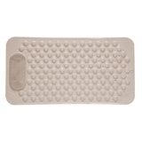 Non Slip Floor Pad Bathroom Tub Mat Bath Shower Mat with Round Massage Point - Pink - Rear View