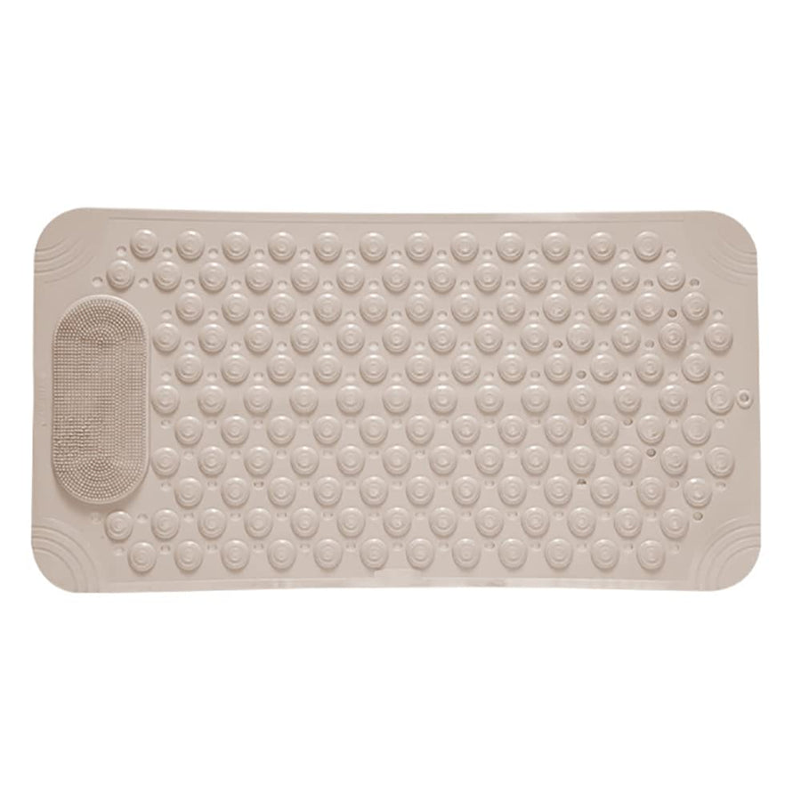 Non Slip Floor Pad Bathroom Tub Mat Bath Shower Mat with Round Massage Point - Pink