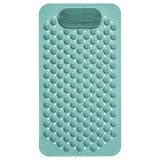 Non Slip Floor Pad Bathroom Tub Mat Bath Shower Mat with Round Massage Point - Pink - Close-Up Angle