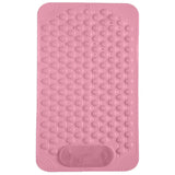 Non Slip Floor Pad Bathroom Tub Mat Bath Shower Mat with Round Massage Point - Pink - Low Angle