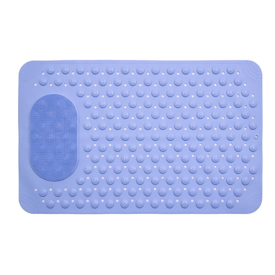 Non Slip Floor Pad Bathroom Tub Mat Bath Shower Mat with Round Massage Point - Pink