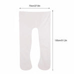 U-shaped All-Cotton Maternity Pillow Multifunctional Lumbar Side Sleep Cushion - Purple
