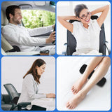 Adjustable Multi-functional Lumbar Support Pillow Small Cylindrical Back Cushion - Top-Down View