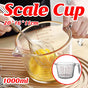 Glass Measuring Cup Large Capacity Thickened Heat Resistant Kitchen Baking Tool
