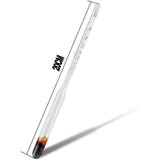 Alcohol Meter Hydrometer 0-100 Percent with 100ml Measuring Cup for Distilling - Side View