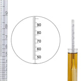 Alcohol Meter Hydrometer 0-100 Percent with 100ml Measuring Cup for Distilling