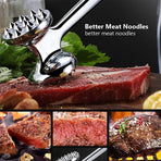 Meat Hammer Kitchen Tenderizing Beating Tool Double Sided Loose Meat Hammer