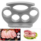 Alloy Tenderiser Meat Hammer Household Tenderizer Duster Kitchen Cooking Tool Au - Top-Down View