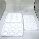 Meatball Maker Manual Meatloaf Mold Kibbeh Maker Press Minced Processor Tool - 9 Holes Clear