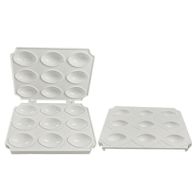 Meatball Maker Manual Meatloaf Mold Kibbeh Maker Press Minced Processor Tool - 9 Holes White