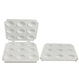 Meatball Maker Manual Meatloaf Mold Kibbeh Maker Press Minced Processor Tool - 9 Holes White