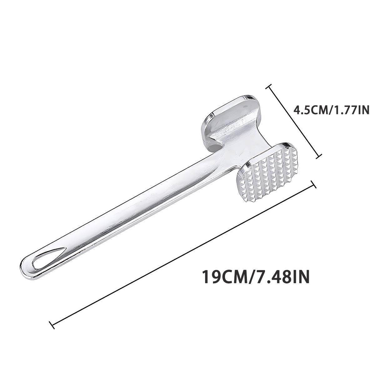 Aluminium Meat Tenderizer Hammer Tool for Steak Chicken Beef 19x4.5cm