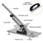 anual Frozen Meat Slicer Stainless Steel Cutter for Beef Mutton Vegetables