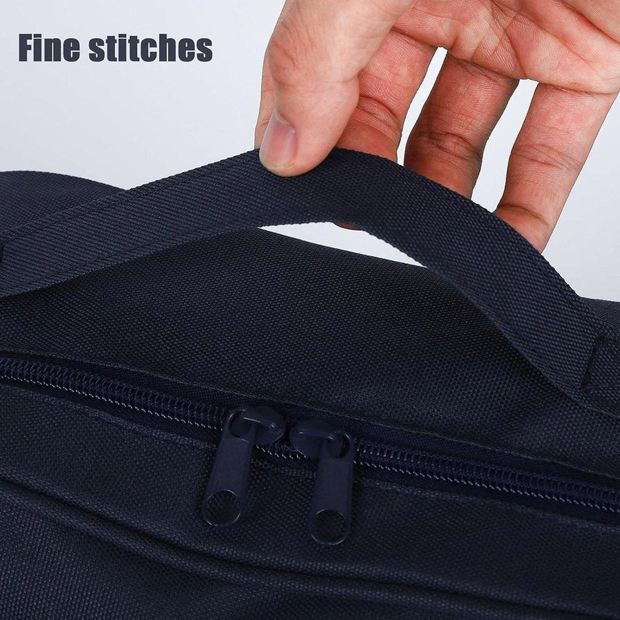 Set of 3 Portable Travel Medical Bags Organiser for Home Emergency Storage Use - Red