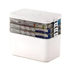 4 Layer Medicine Box Portable Medical Storage Family First Aid Emergency Box