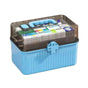 Large Capacity Medicine Cabinet Multi Layer Storage Box for Household First Aid - Blue