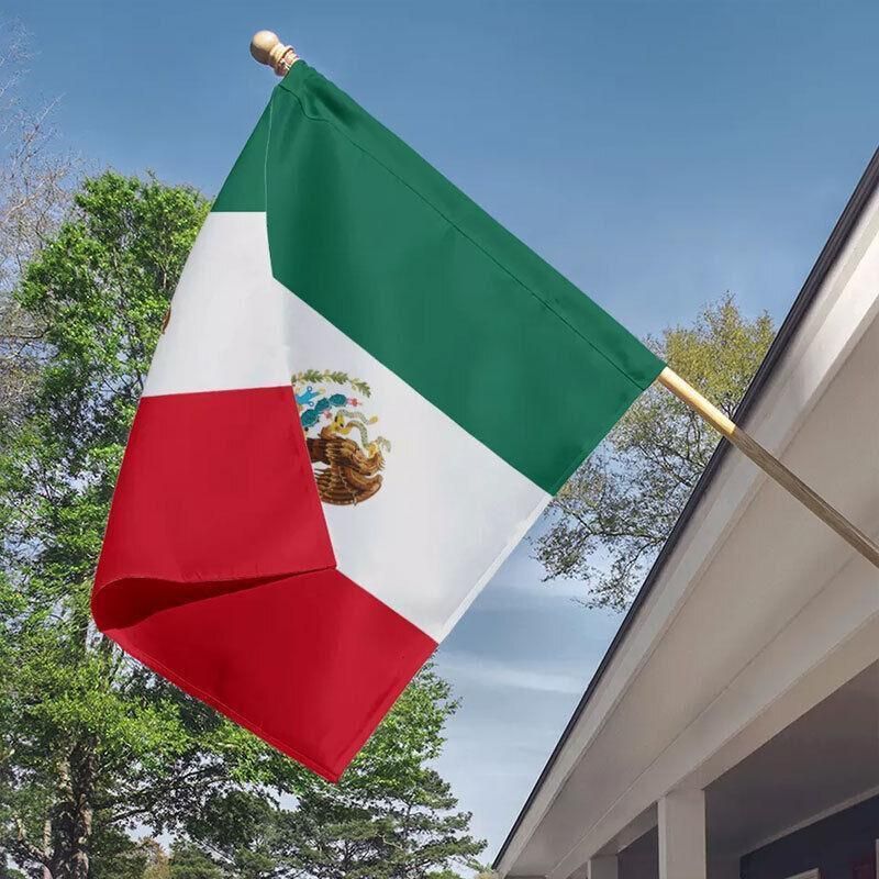 Large Mexico Mexican Flag Heavy Duty Outdoor Mx 90X150Cm - 3X5Ft