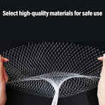 100pcs Nylon Mesh Bag Egg Storage Close Eye Plastic Mesh for Fruits Vegetables - 35cm