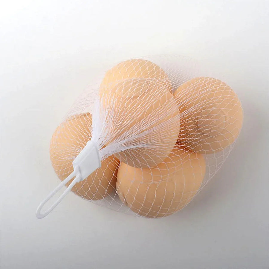 100pcs Nylon Mesh Bag Egg Storage Close Eye Plastic Mesh for Fruits Vegetables - 35cm