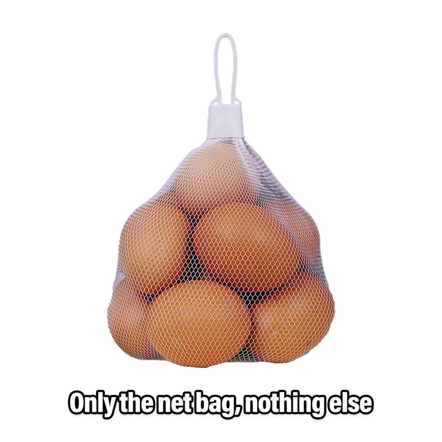 100pcs Nylon Mesh Bag Egg Storage Close Eye Plastic Mesh for Fruits Vegetables - 35cm