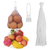 100pcs Nylon Mesh Bag Egg Storage Close Eye Plastic Mesh for Fruits Vegetables - 35cm - Extra Image