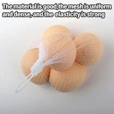100pcs Nylon Mesh Bag Egg Storage Close Eye Plastic Mesh for Fruits Vegetables - 40cm - Low Angle