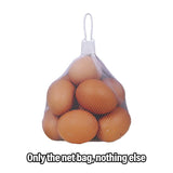 100pcs Nylon Mesh Bag Egg Storage Close Eye Plastic Mesh for Fruits Vegetables - 40cm