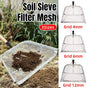 Stainless Steel Soil Sifter Drain Shovel Gardening Mesh Screen Filter Durable - 40MM