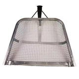 Stainless Steel Soil Sifter Drain Shovel Gardening Mesh Screen Filter Durable - 60MM - Low Angle
