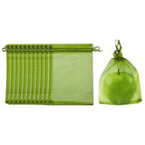 50/100PCS Garden Fruit Protection Net Bags Insect Proof Drawstring Mesh Organza - 50Pcs 20x30cm - Front View