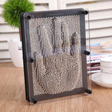 3D Metal Pin Art Board Desk Toys Frame - M - Rear View