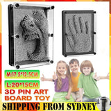 3D Metal Pin Art Board Desk Toys Frame - M