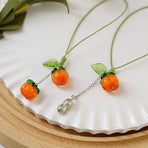 Accessories Bag Charm Key Chain Key Ring Car Keyring Ornament Persimmon Keychain - A