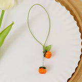 Accessories Bag Charm Key Chain Key Ring Car Keyring Ornament Persimmon Keychain - A - Extra Image