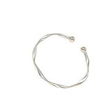 Bangle Bowknot Bells Bracelet Korean Opening Wrist Chain Women Silver Bracelet - Moebius strip