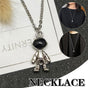 Hip Hop Titanium Steel Astronaut Pendant Necklace Men Women Gift