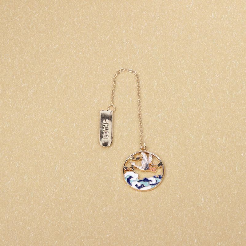 Metal Rabbit Bookmark Tassel Book Pendant Retro Clip School Office Supplies Gift - Cat