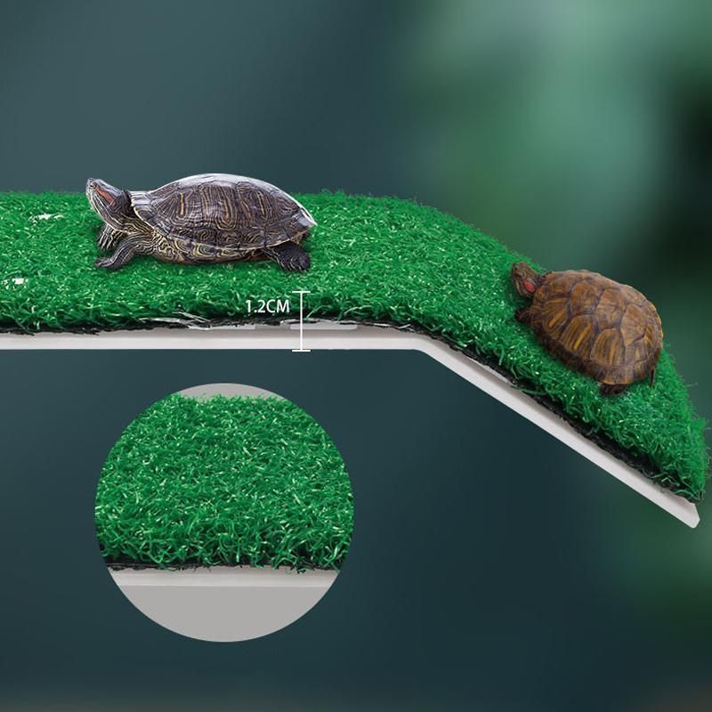 Turtle Basking Platform Ramp Reptile Tank Ladder Resting Terrace Simulation - M
