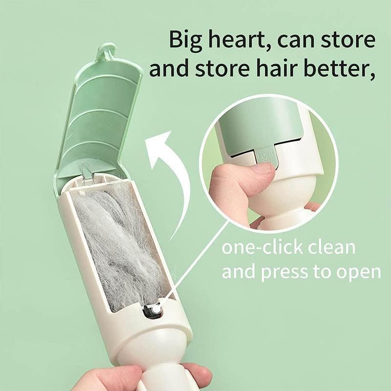 Pet Hair Remover Roller Self Cleaning Hair Remover Fur Removal For Dog and Cat - White