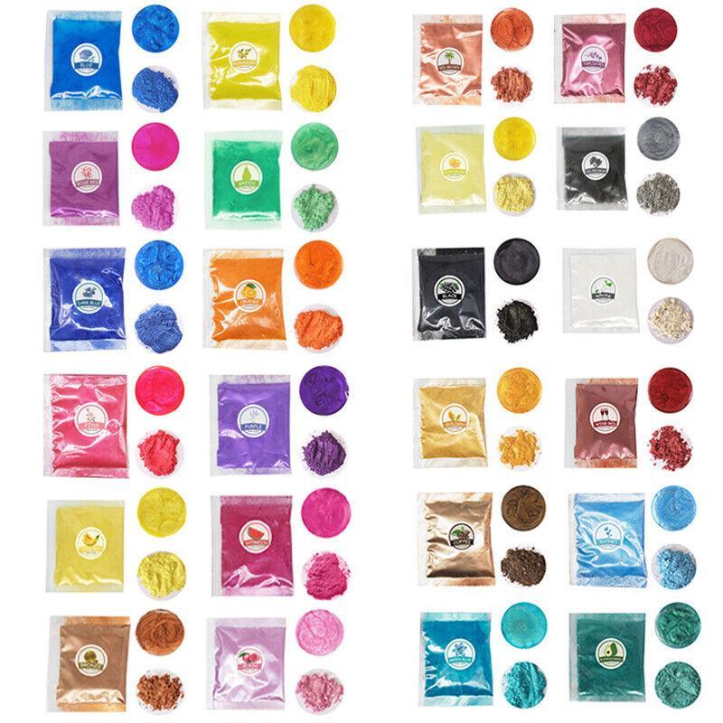 Mica Pigment Pearl Powder Resin Epoxy Premium Soaps Candle Bath Bomb Art Craft - Rose Red