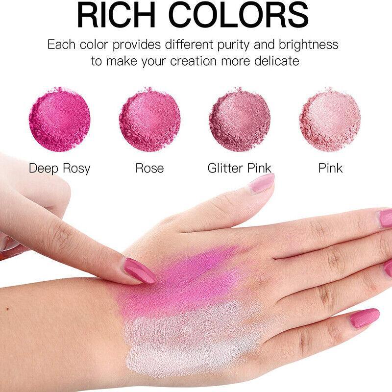Mica Pigment Pearl Powder Resin Epoxy Premium Soaps Candle Bath Bomb Art Craft - Purplish Red
