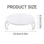 2PCS Kitchen Steaming Rack Multi Layer Tray Microwave Oven Cooking Shelf
