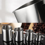 150-1000Ml Stainless Steel Milk Coffee Jug Latte Espresso Frothing Scale Pitcher - 600ML - Extra Image