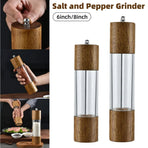 6 or 8inch Wood Grater Manual Pepper Grater Salt Grater Kitchen Tool Spice Shredder - 6inch
