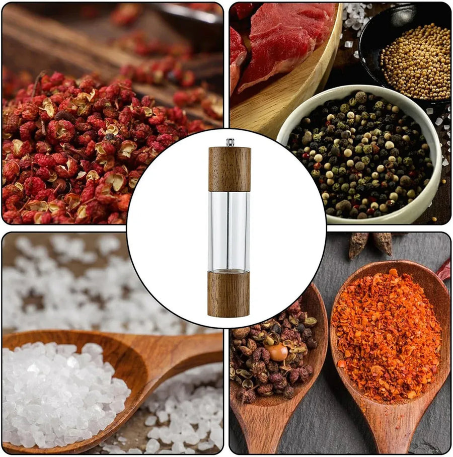 6 or 8inch Wood Grater Manual Pepper Grater Salt Grater Kitchen Tool Spice Shredder - 6inch