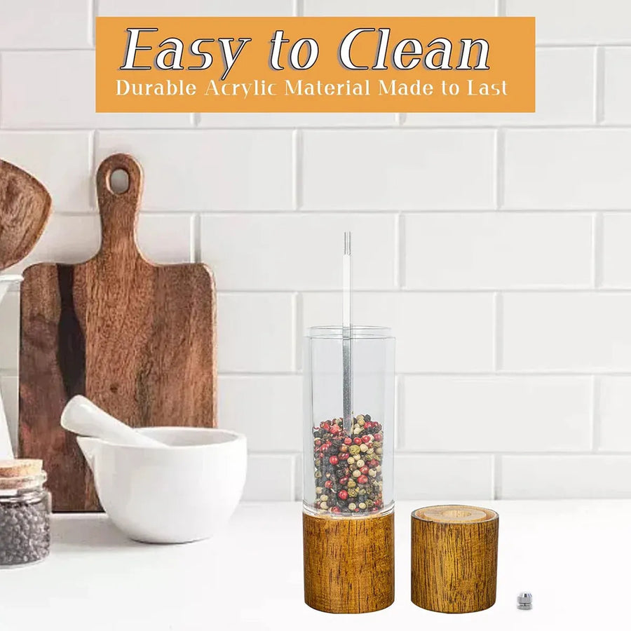6 or 8inch Wood Grater Manual Pepper Grater Salt Grater Kitchen Tool Spice Shredder - 6inch