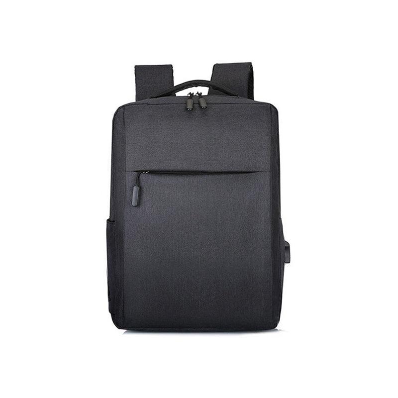 Waterproof Laptop Backpack Bag for Men Women School Travel Business Use - Black 1 Zipper