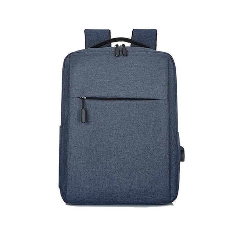 Waterproof Laptop Backpack Bag for Men Women School Travel Business Use - Blue 1 Zipper